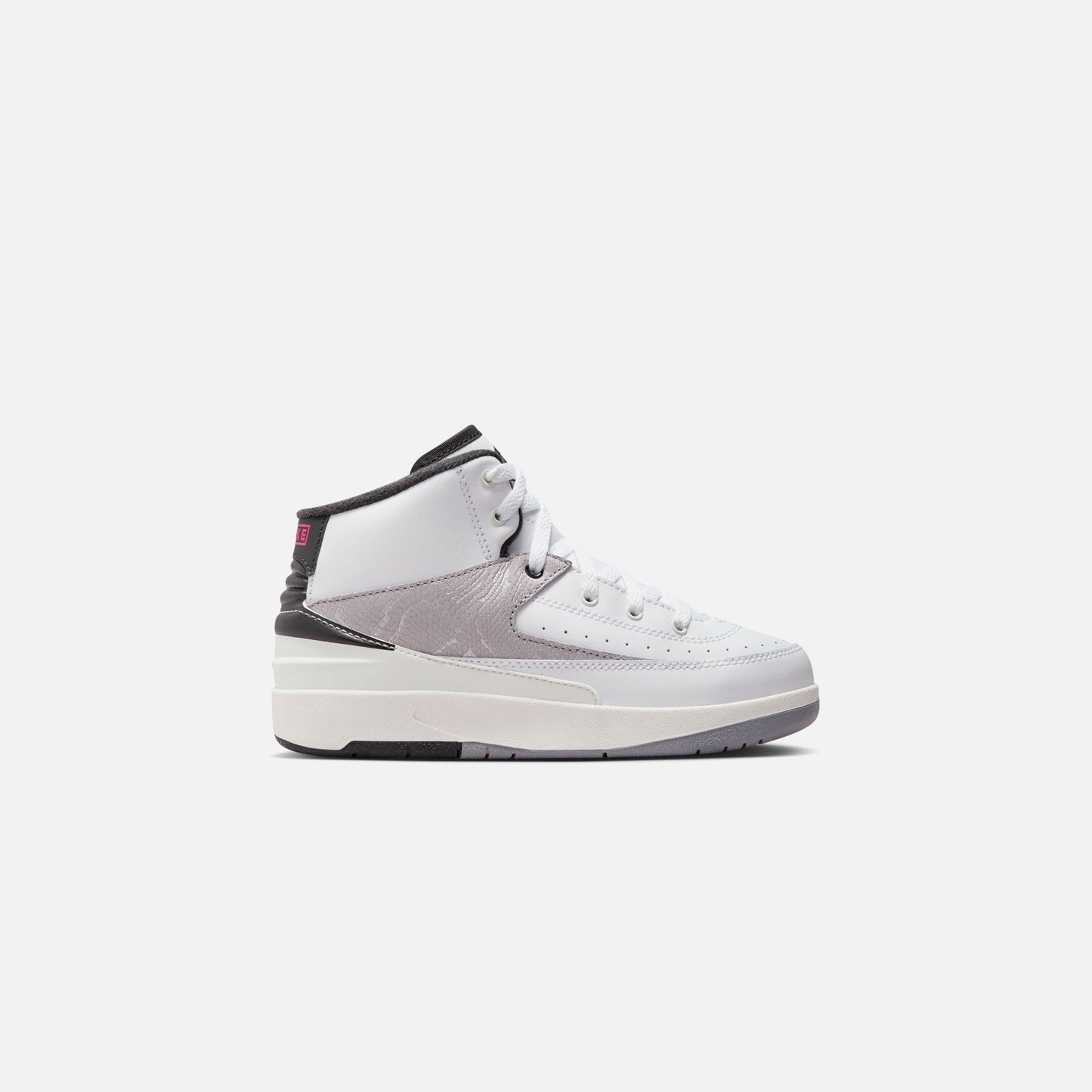 Nike PS Air Jordan 2 Retro - White / Fire Red / Black / Sail / Cement Grey