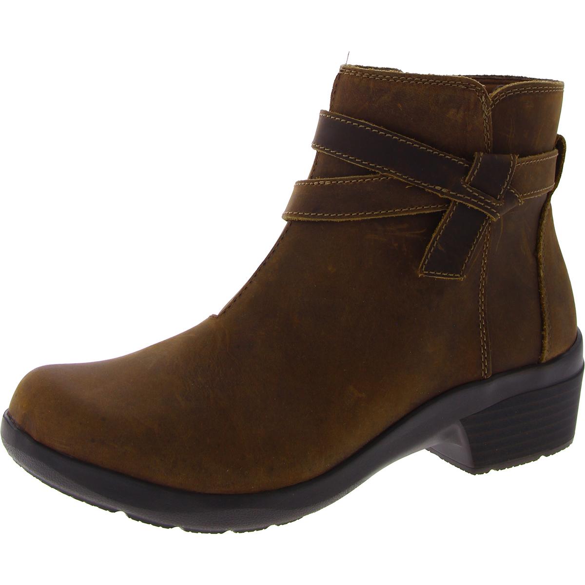 Clarks Womens Leather Ankle Booties