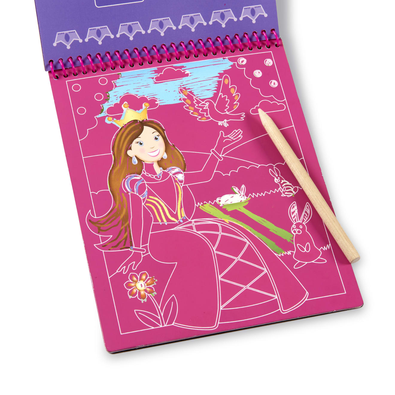 On the Go Scratch Art Color Reveal Pad - Fairy Tales