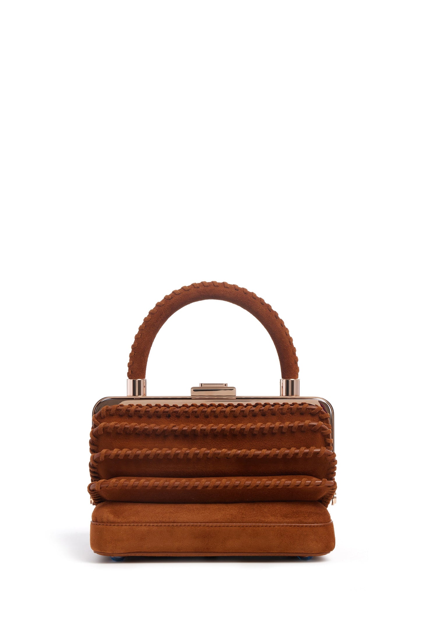 Diana Bag in Cognac Suede