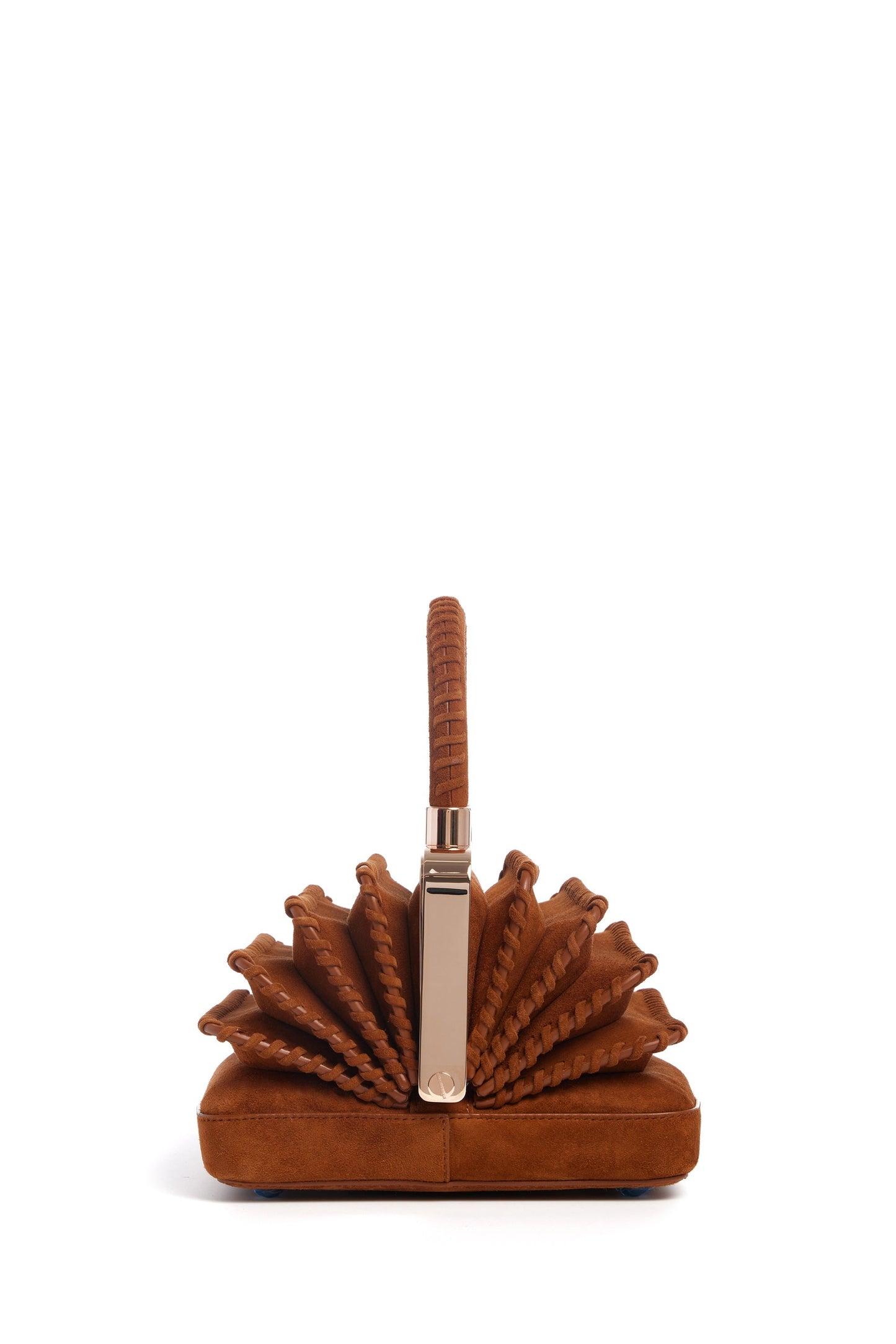 Diana Bag in Cognac Suede