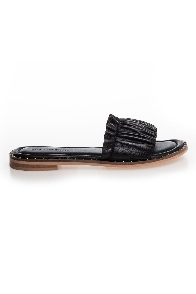 Hold Me | Black | Slippers fra Copenhagen Shoes