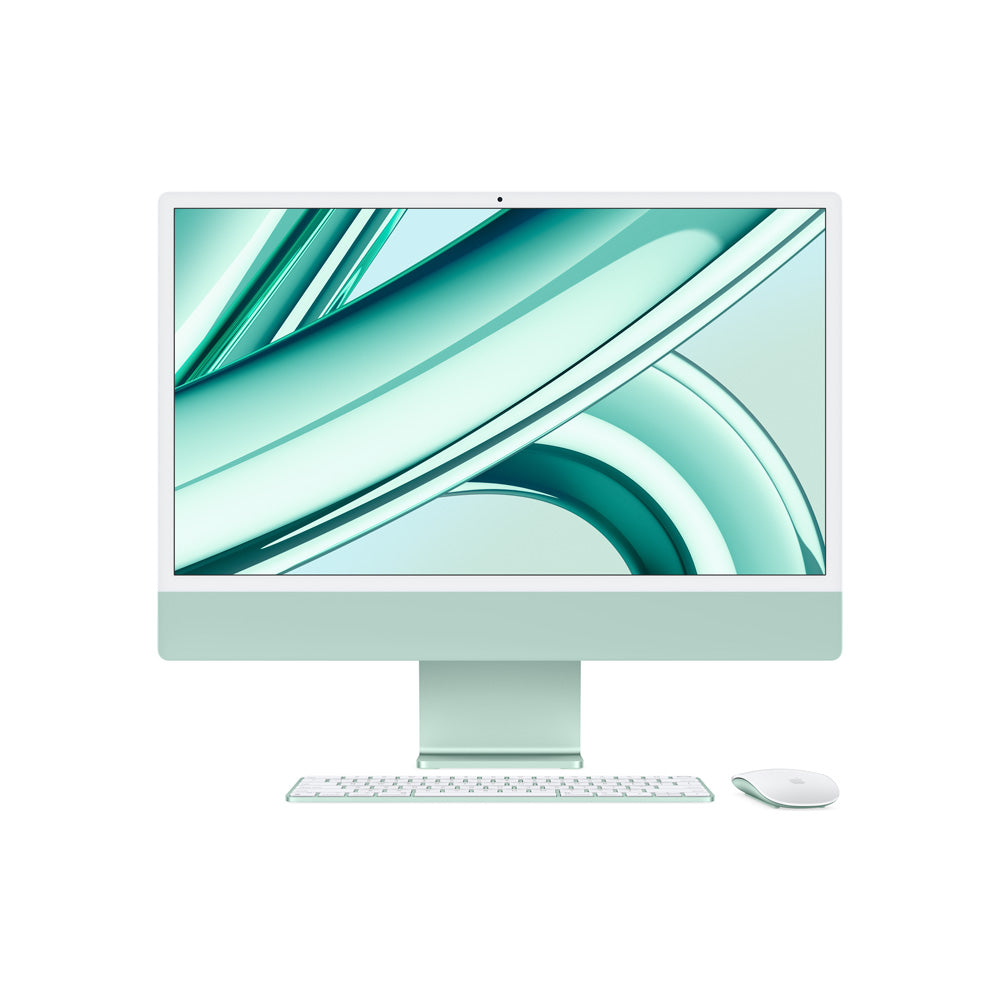 iMac con pantalla Retina 4.5K de 24 pulgadas: Chip M3 de Apple con CPU de 8 núcleos y GPU de 10 núcleos, 256 GB SSD - Verde