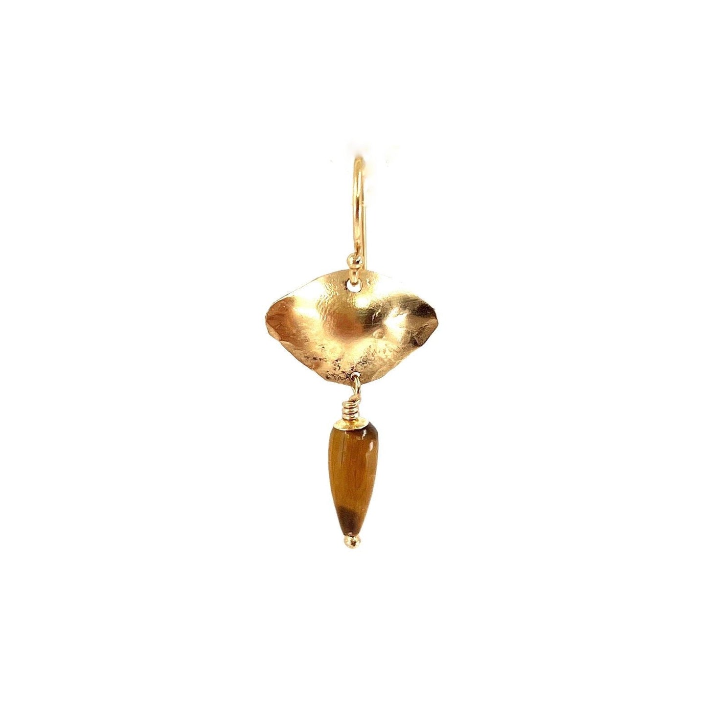 Katia 14K Goldfilled Ear Hook w. Tiger's Eye