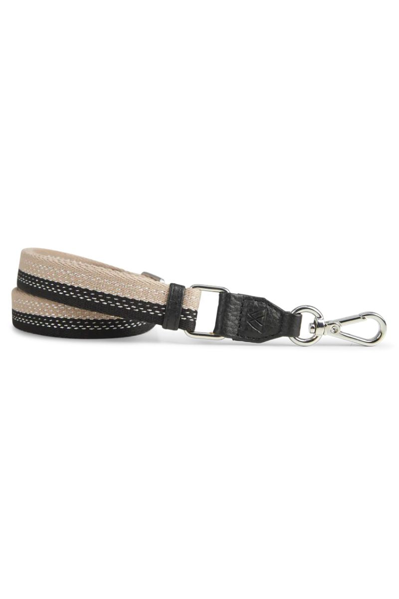 LydiaMBG Guitar Strap l Black/Silver/Sand l Strop fra Markberg