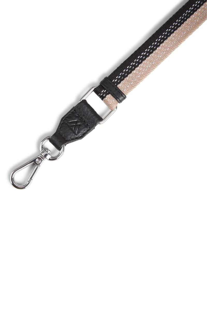 LydiaMBG Guitar Strap l Black/Silver/Sand l Strop fra Markberg