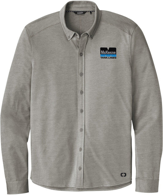 OGIO Code Stretch Long Sleeve Button-Up