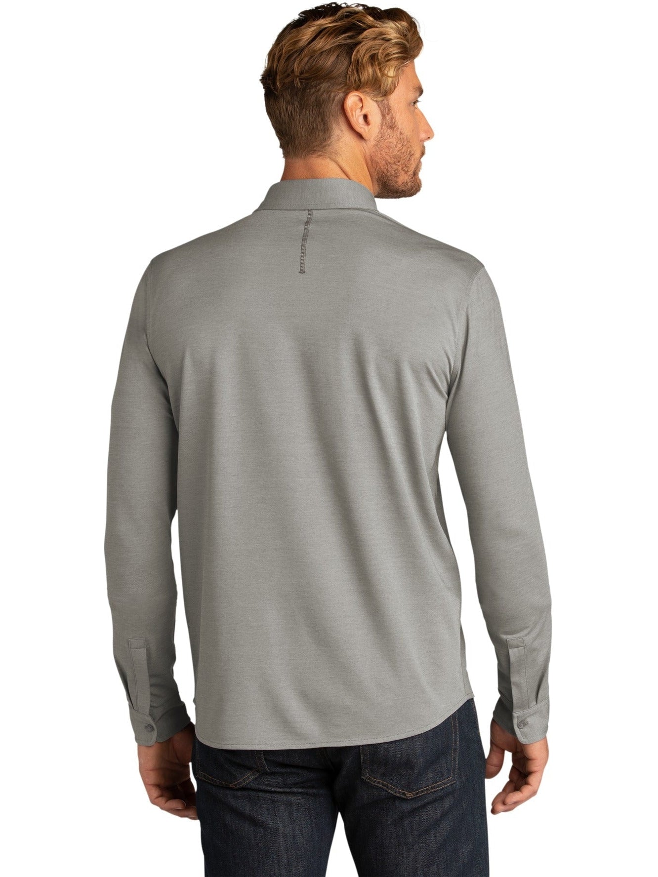 OGIO Code Stretch Long Sleeve Button-Up