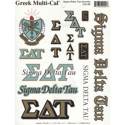 Sigma Delta Tau Multi-Cal Stickers