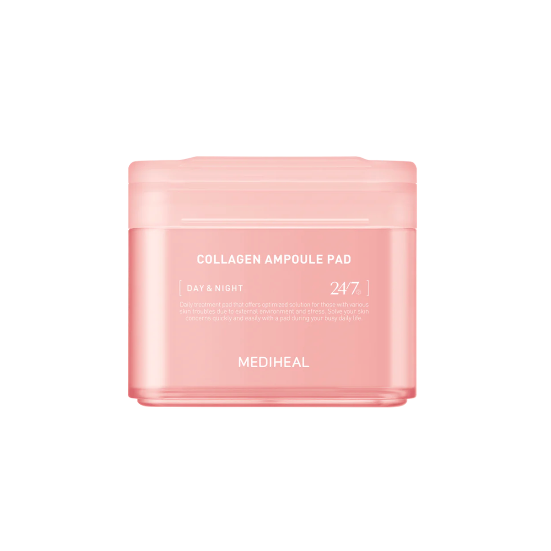 MEDIHEAL Collagen Ampoule Pad 100 Pads/Box 美迪惠尔 胶原蛋白安瓶棉片 100片/盒