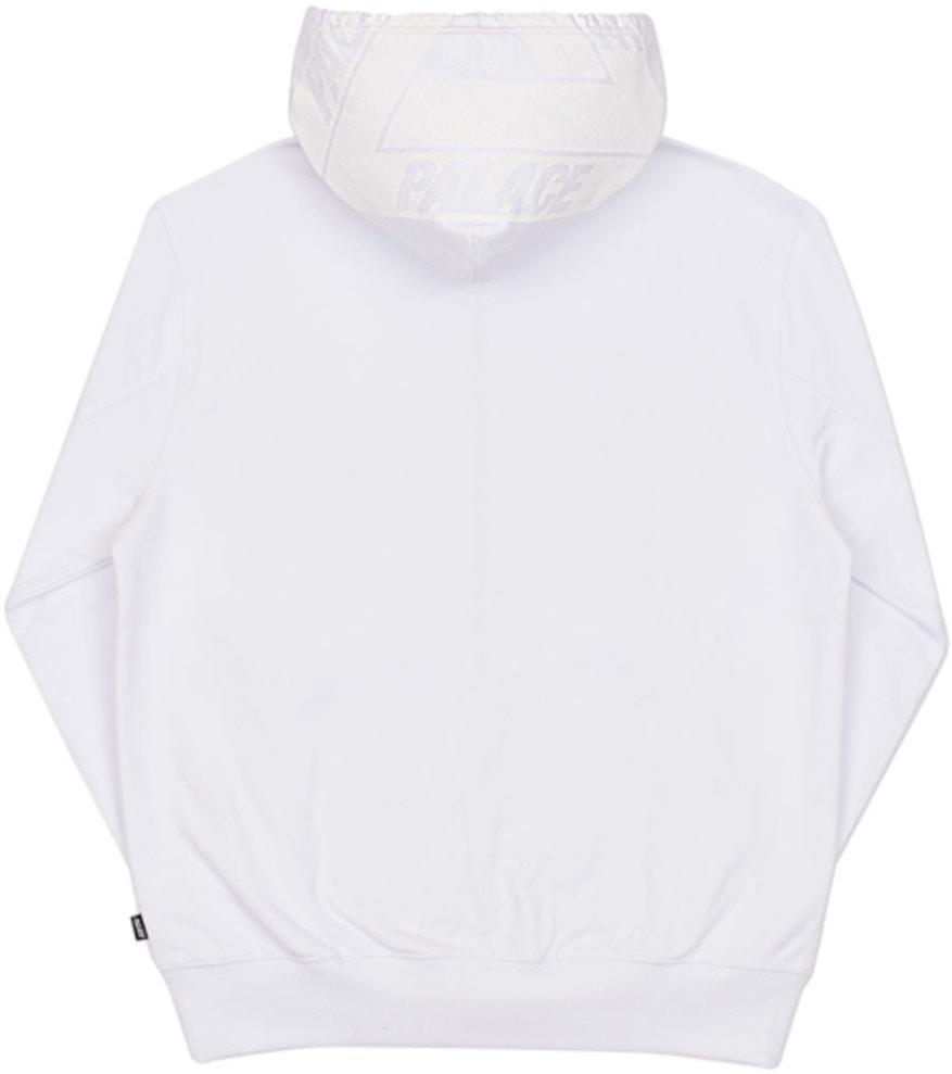 PALACE - BIG TRI-FERG ZIP UP HOODED SWEATSHIRT (WHITE)