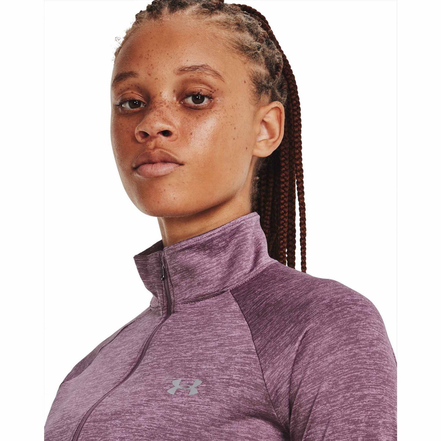 UA Tech Twist Half Zip chandail de course à pied pour femme