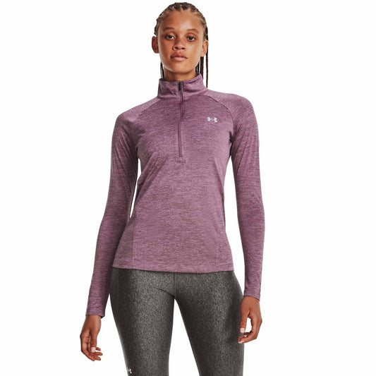 UA Tech Twist Half Zip chandail de course à pied pour femme