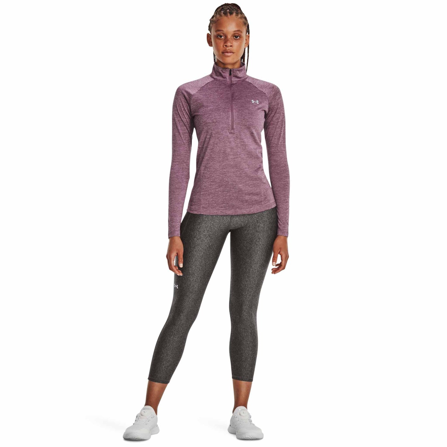 UA Tech Twist Half Zip chandail de course à pied pour femme