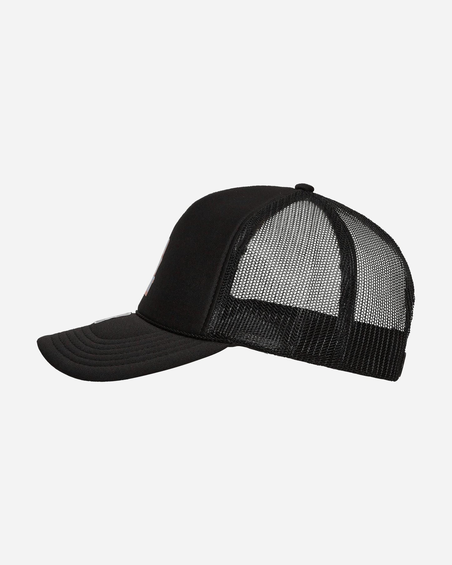 Stacked Trucker Hat Black