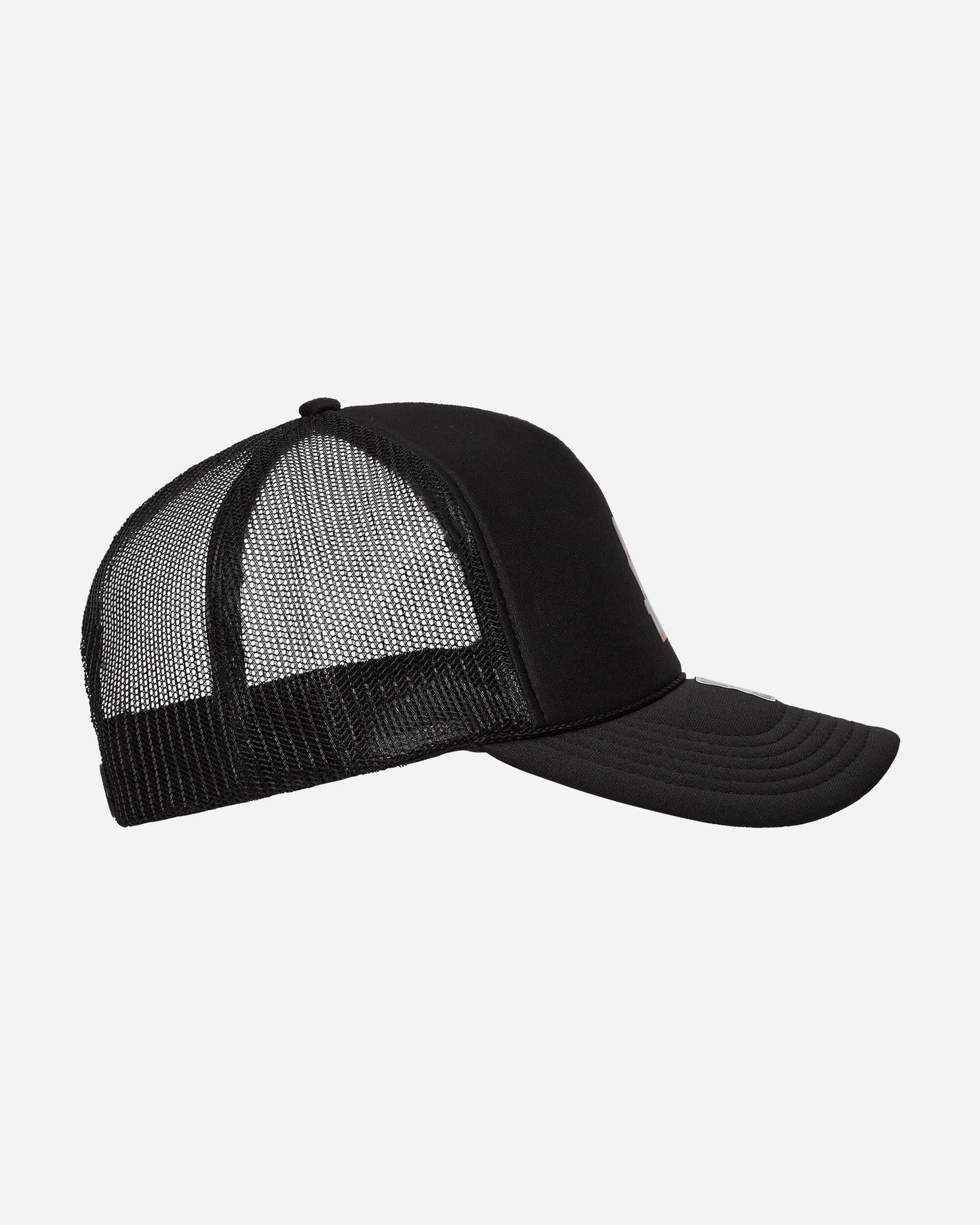 Stacked Trucker Hat Black