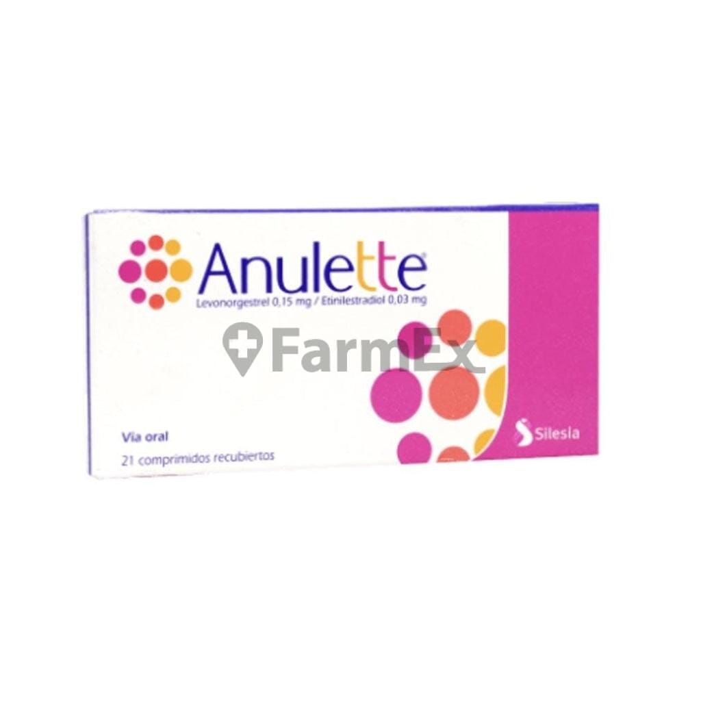 Anulette x 21 comprimidos susc-1 de 2 meses