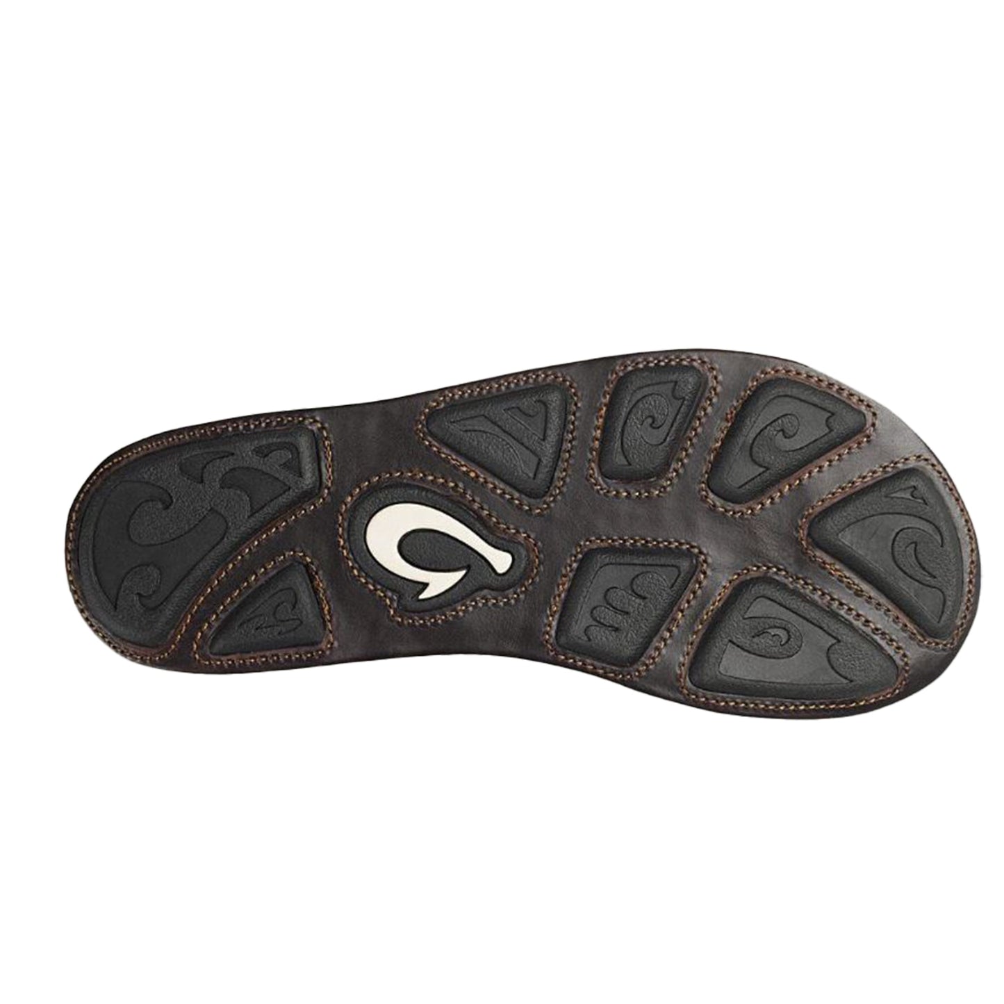 OluKai Men's "Mea Olu" Sandals- Tan/Dark Java