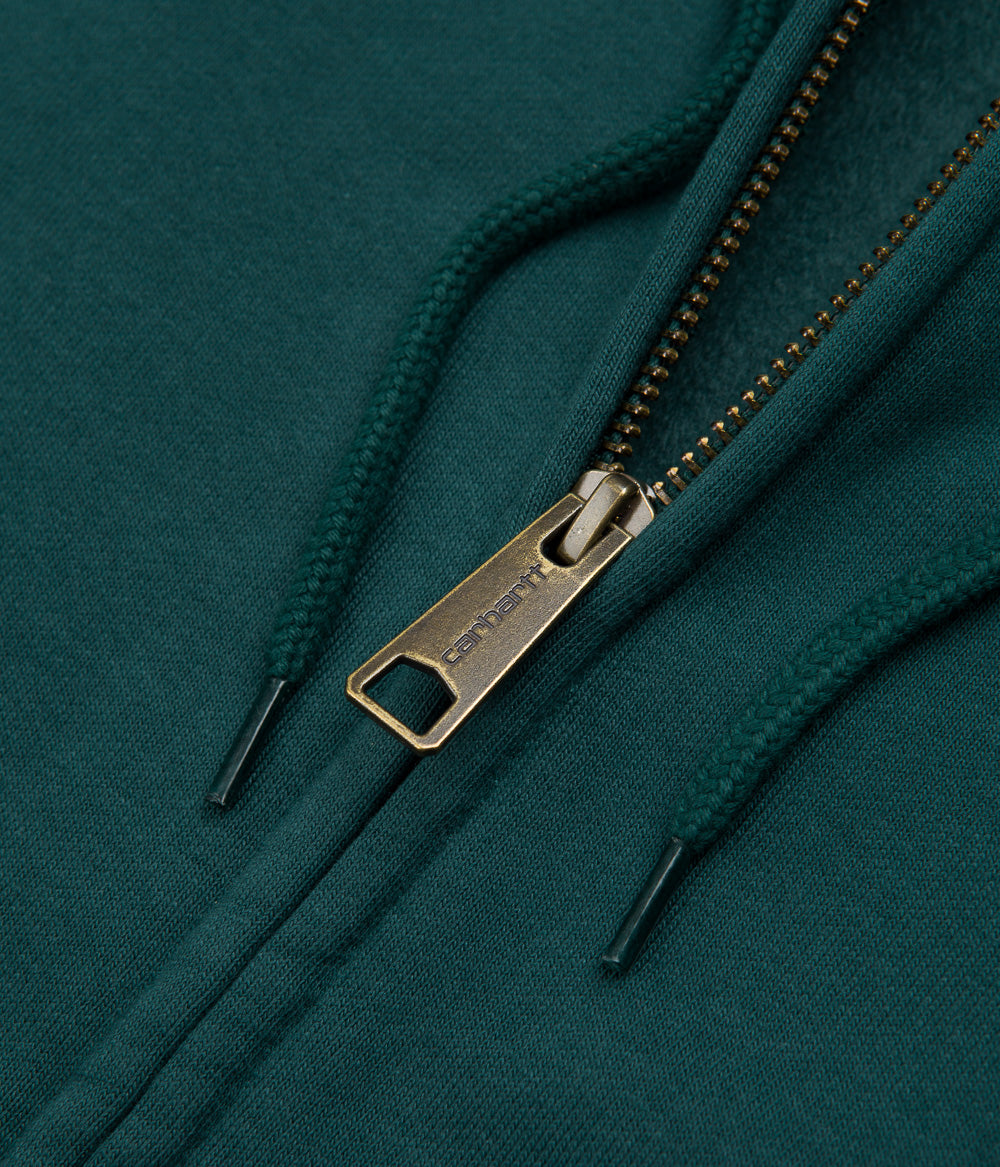 Carhartt Chase Zip Hoodie - Botanic / Gold