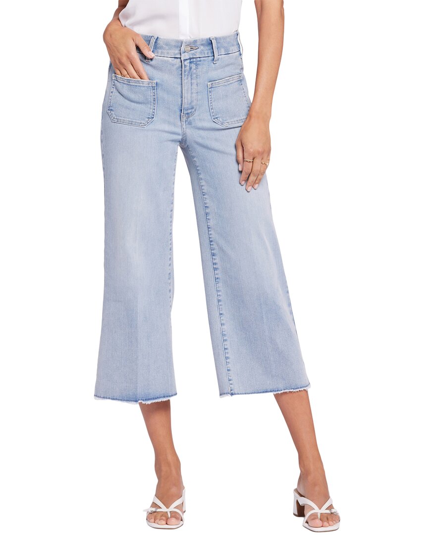 NYDJ Petite Patchie Major Wide Leg Capri Divine Jean