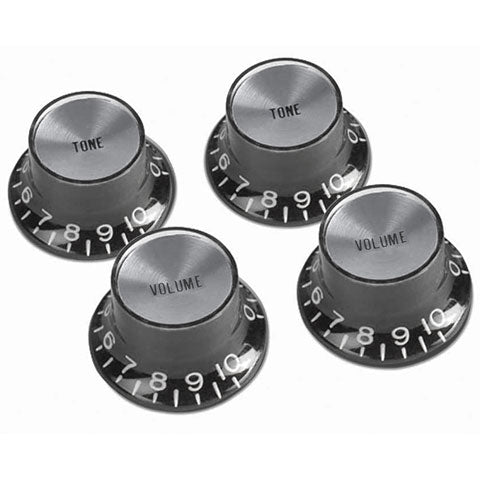 Gibson Top Hat Volume & Tone Knob Set in Black - MK010