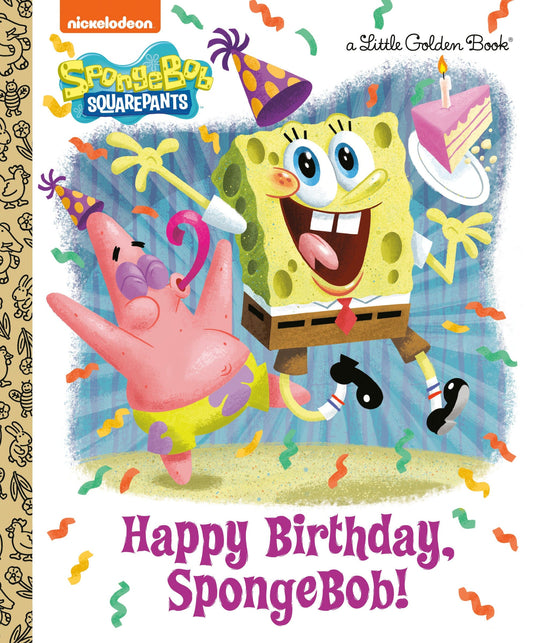 HAPPY BIRTHDAY SPONGEBOB LITTLE GOLDEN BOOK HC