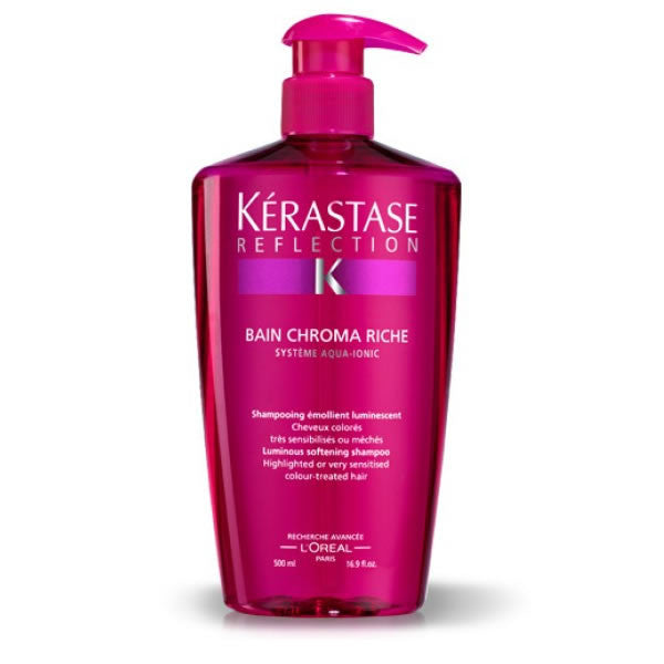 KERASTASE Reflection Chroma Riche Luminous Softening Shampoo - Sampon par vopsit, deteriorat sau cu suvite 1000ml