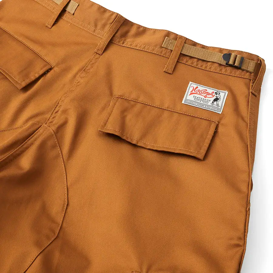 No-Comply Cargo Skate Pants - Camel