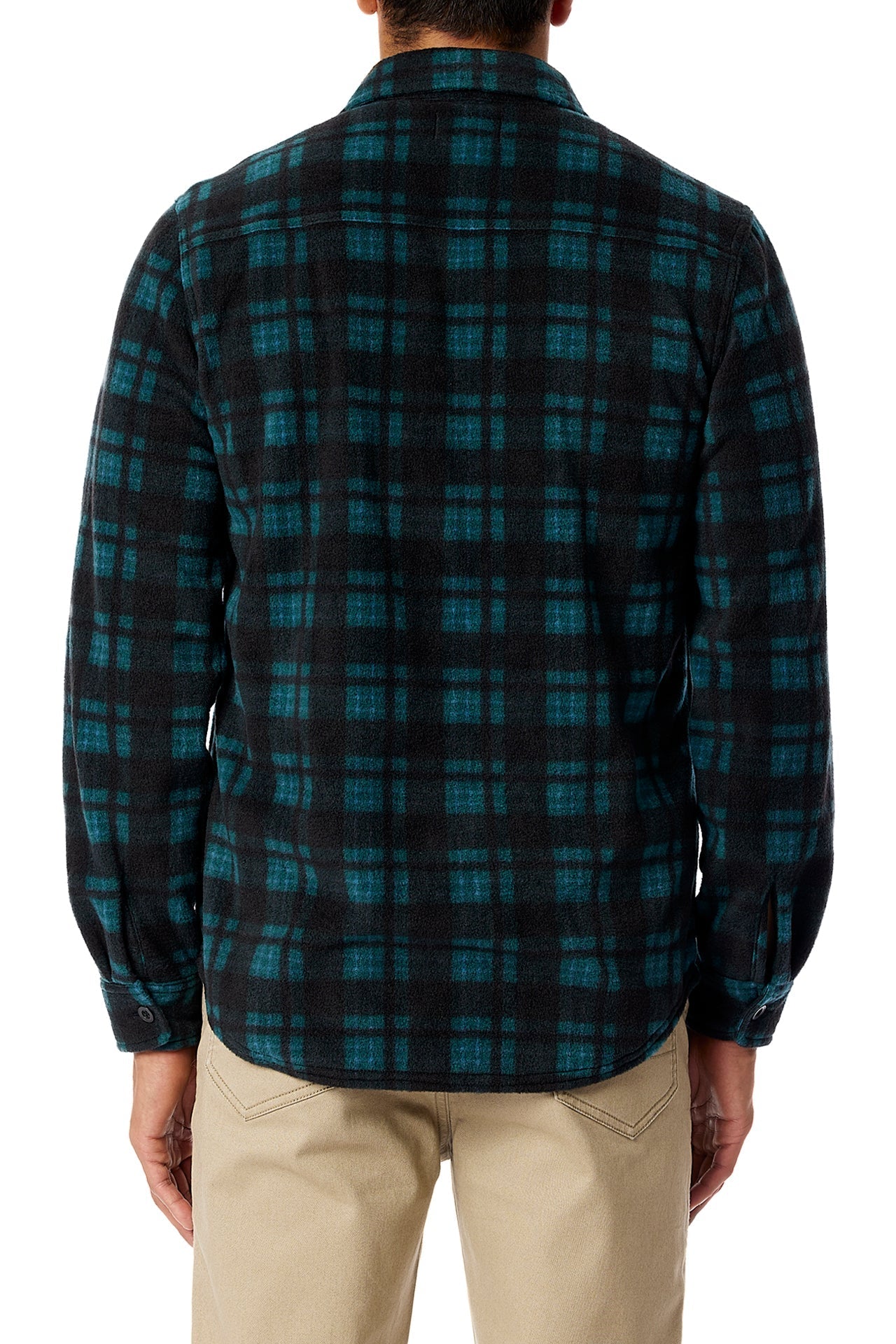 Olympus Plaid Microfleece Shirt Jacket