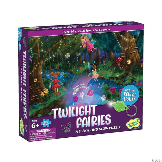 Seek and Find Glow Puzzle - Twilight Fairies