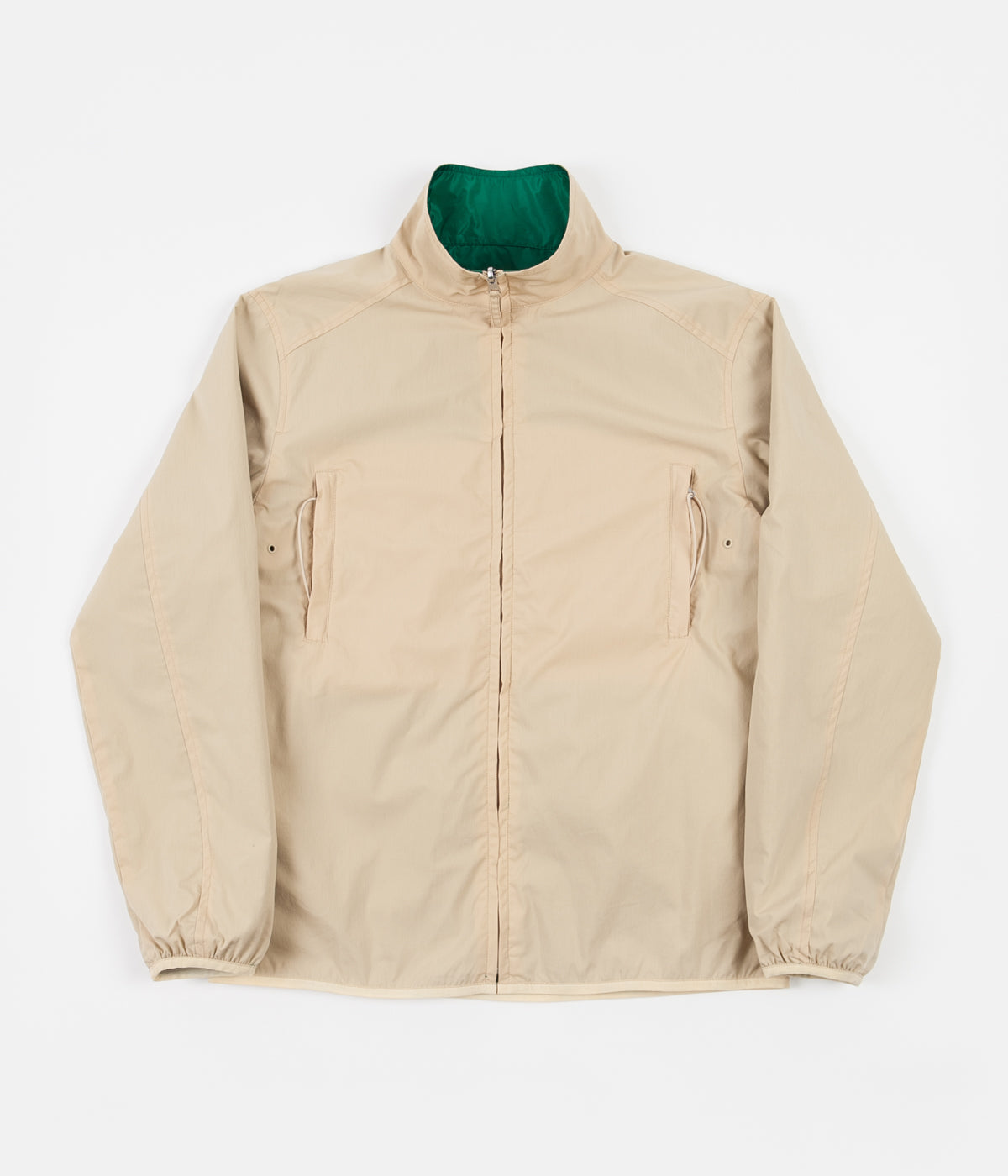 Pop Trading Company Plada Jacket - Khaki / Kelly Green