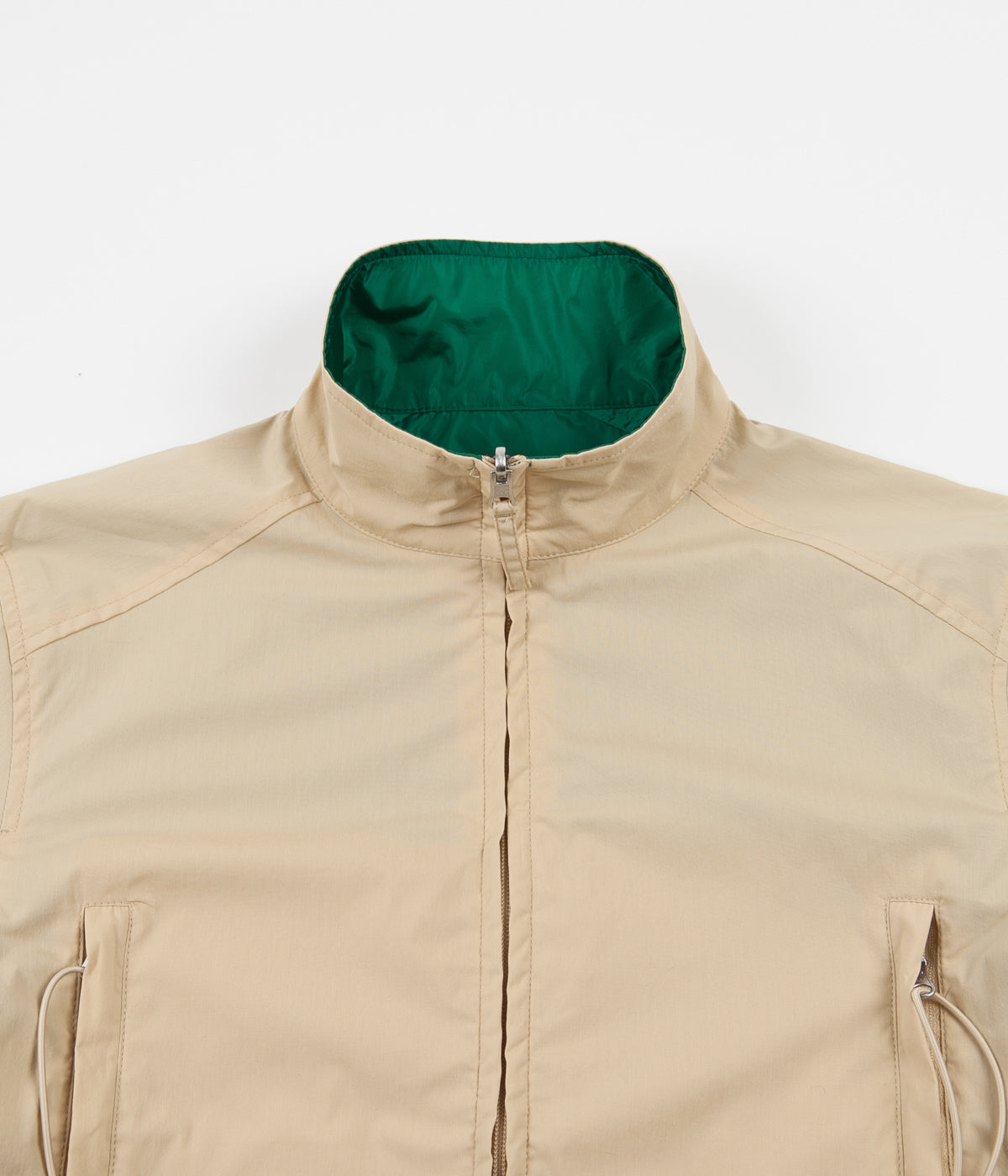 Pop Trading Company Plada Jacket - Khaki / Kelly Green