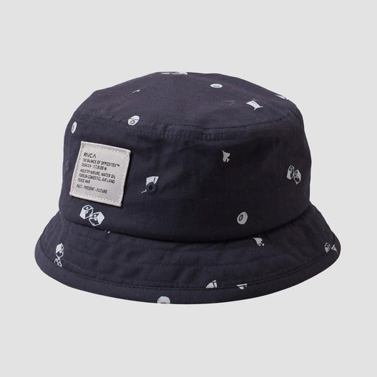 RVCA Degenerate Bucket Hat Black