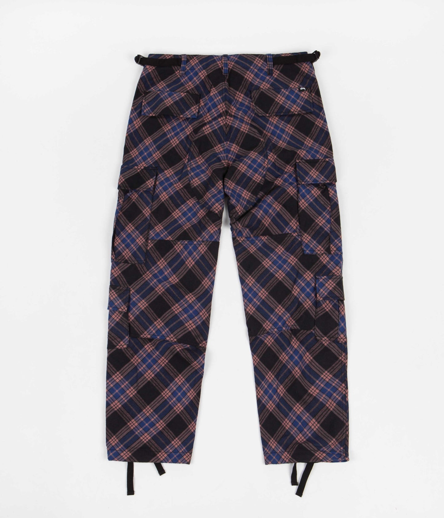 Stussy Bias Surplus Cargo Pants - Plaid