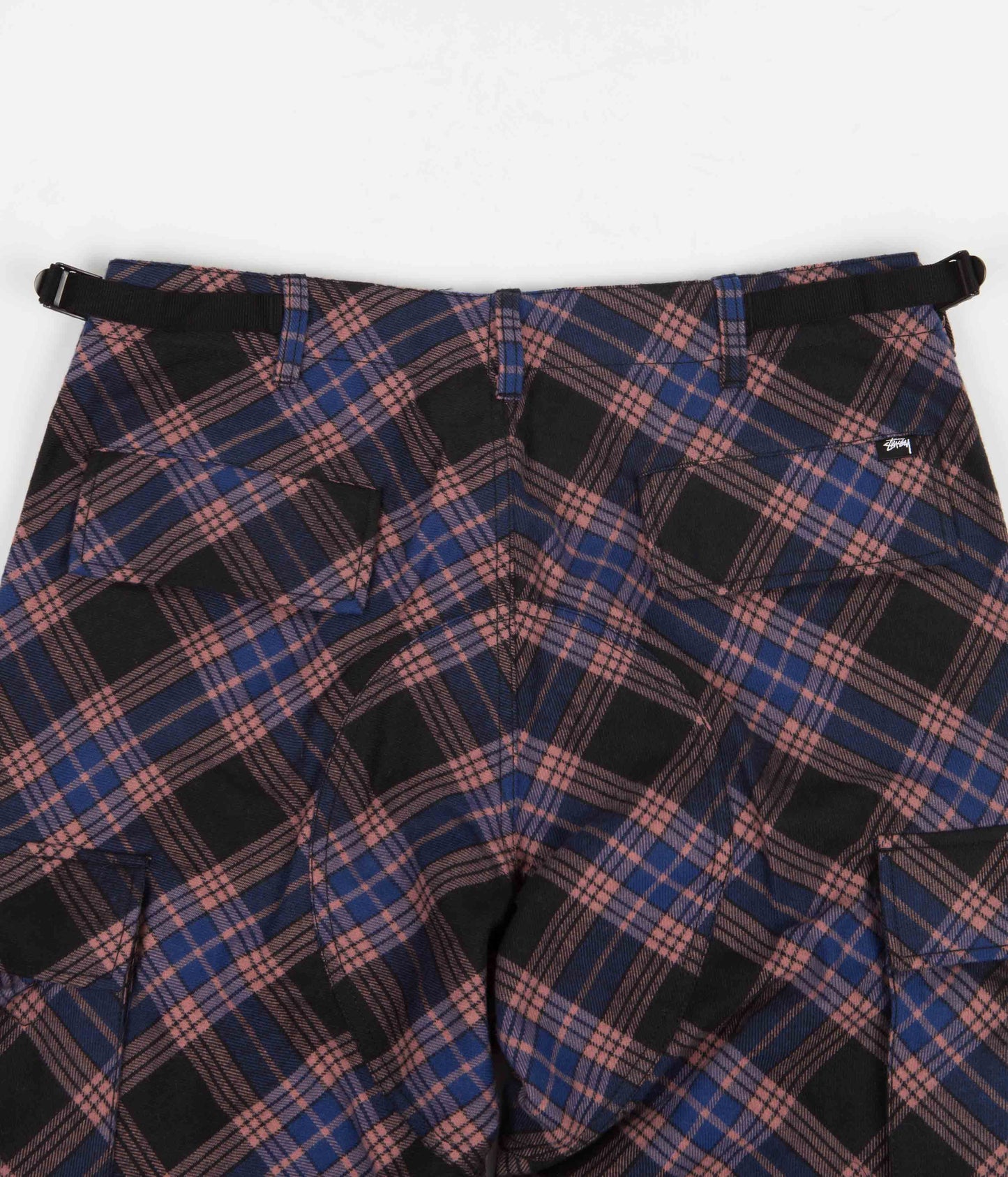 Stussy Bias Surplus Cargo Pants - Plaid