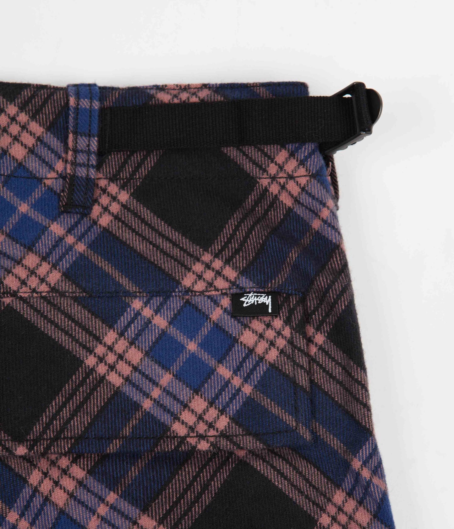 Stussy Bias Surplus Cargo Pants - Plaid