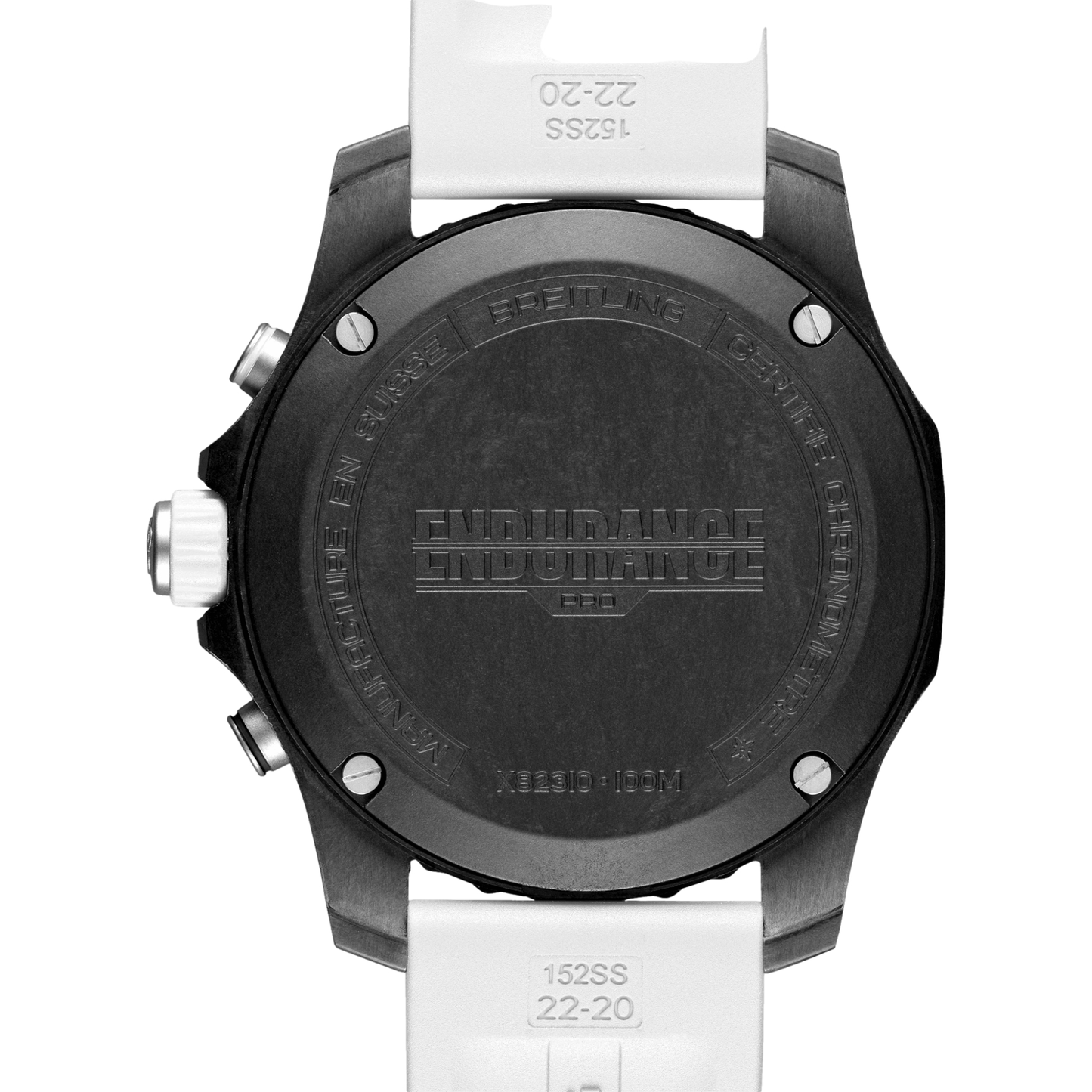 Endurance Pro Breitlight® - Black on White Rubber Strap