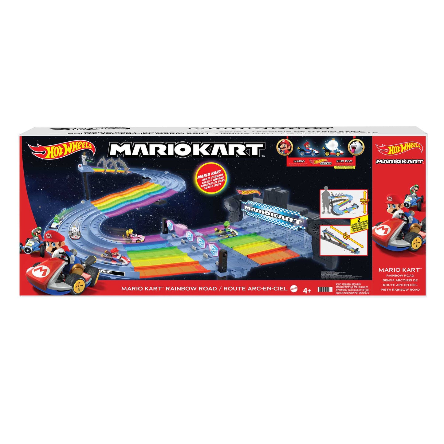 Hot Wheels® Route Arc-en-ciel Mario Kart